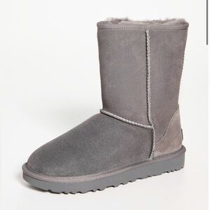 UGG Gray Classic Short Boots